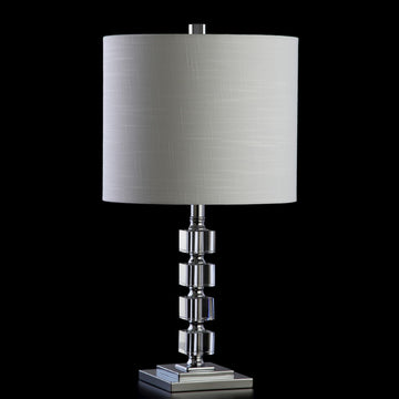 Barnard 22" LED Crystal/Metal Table Lamp - JONATHAN Y